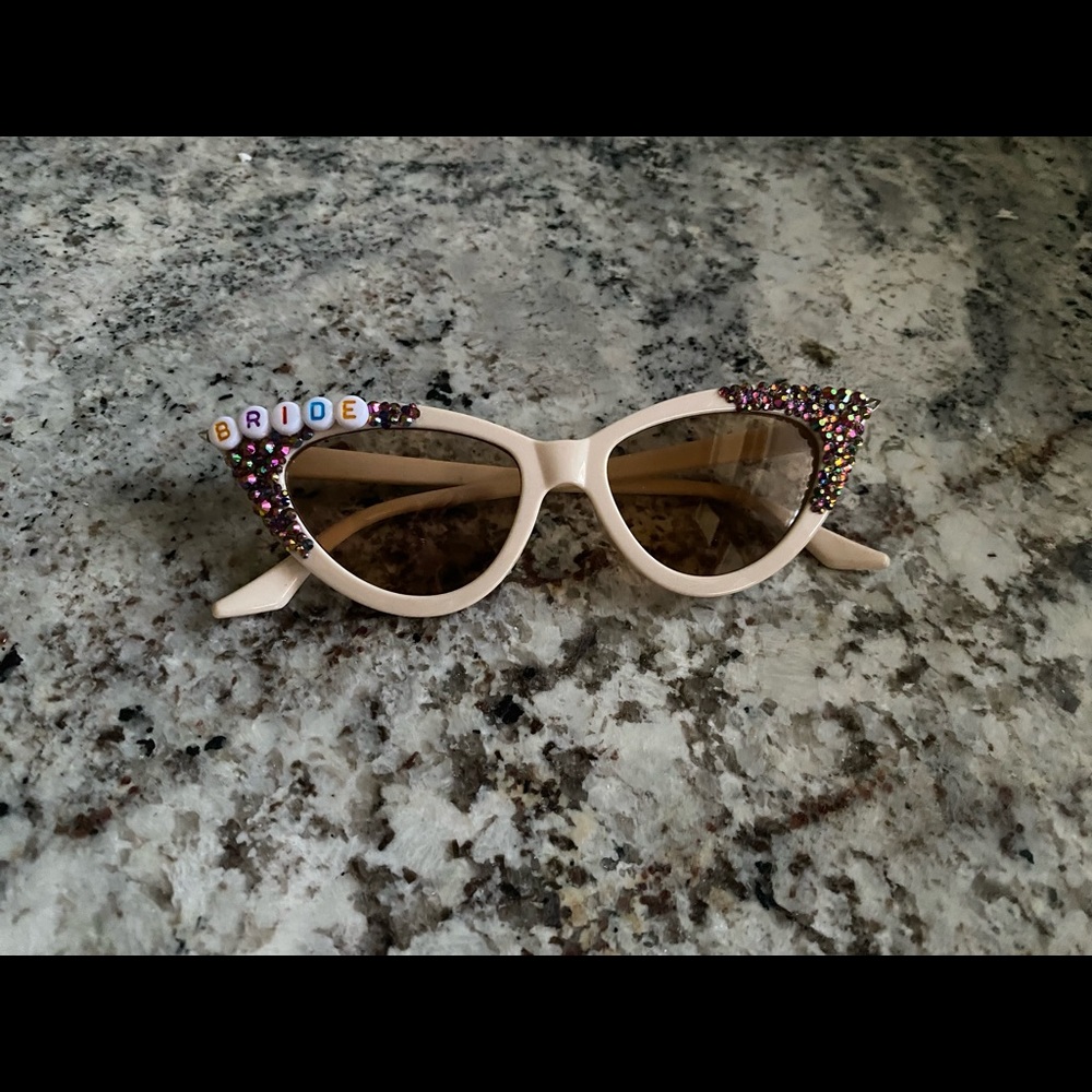Bachelorette Bridal Bling Sunglasses